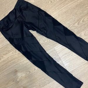 Black Leathery Leggings